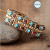 Bracelet Jaspe, Agate & Perles Fantaisies cordon ciré Vegan