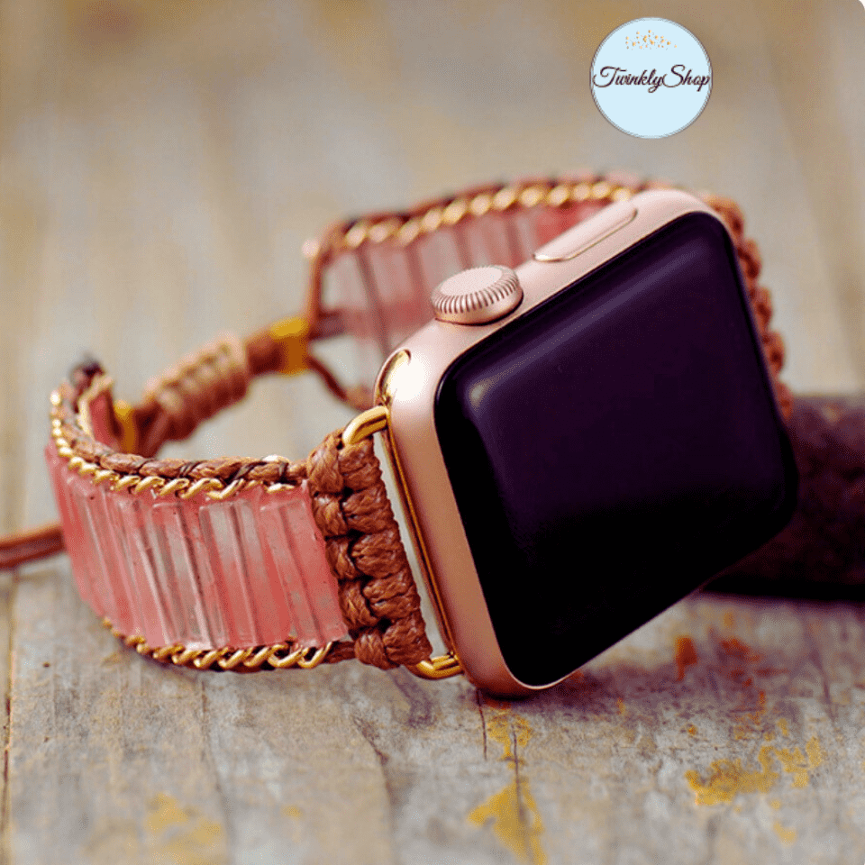 Bracelet Apple Watch Unisexe Quartz Rose