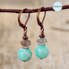 Boucles D'Oreilles Amazonite et Labradorite