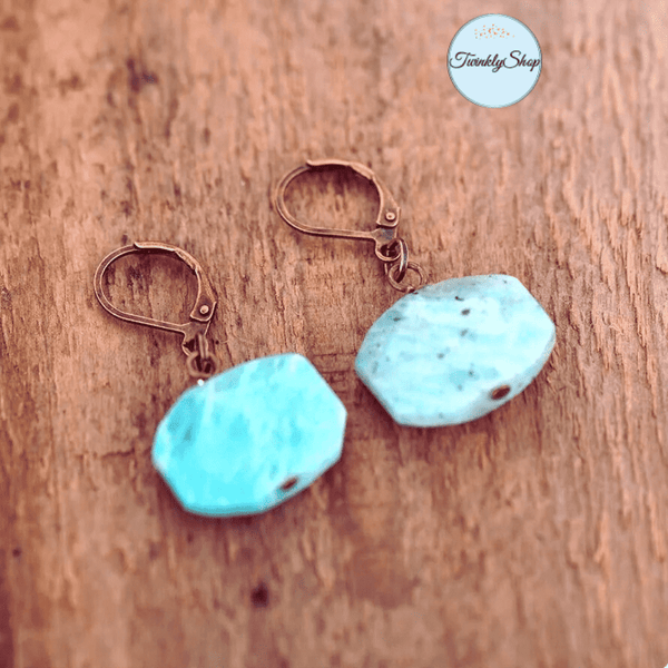 Boucles D'Oreilles Amazonite