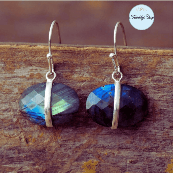 Boucles D'Oreilles Labradorite