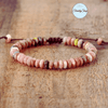 Bracelets d'Amitié Femme Jaspe Rose