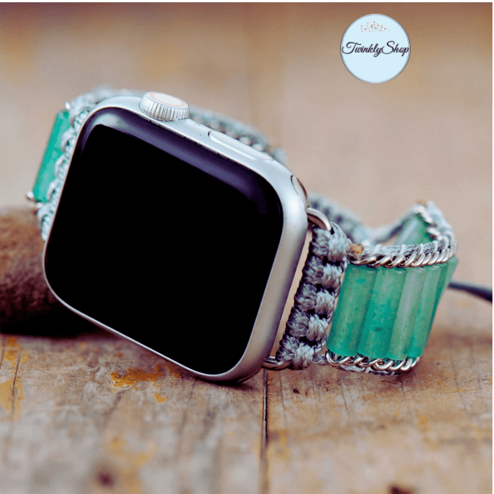 Bracelet Apple Watch Unisexe Aventurine