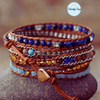 Bracelets Cuir Sodalite et mix de Pierres