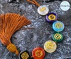 Ornement à suspendre en cristal naturel FengShui, 7 Pierres Chakras, amulette de méditation, équilibre énergétique, guérison